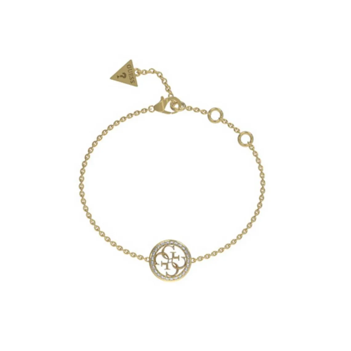 Guess Bijoux Bracelet Femme - JUBB02137JWYGS LIFE IN 4G Acier Doré | Femme Bracelet