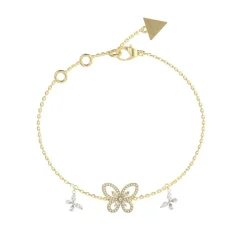 Guess Bijoux Bracelet Femme Lily JUBB05113JWYGS Acier Doré | Femme Bracelet