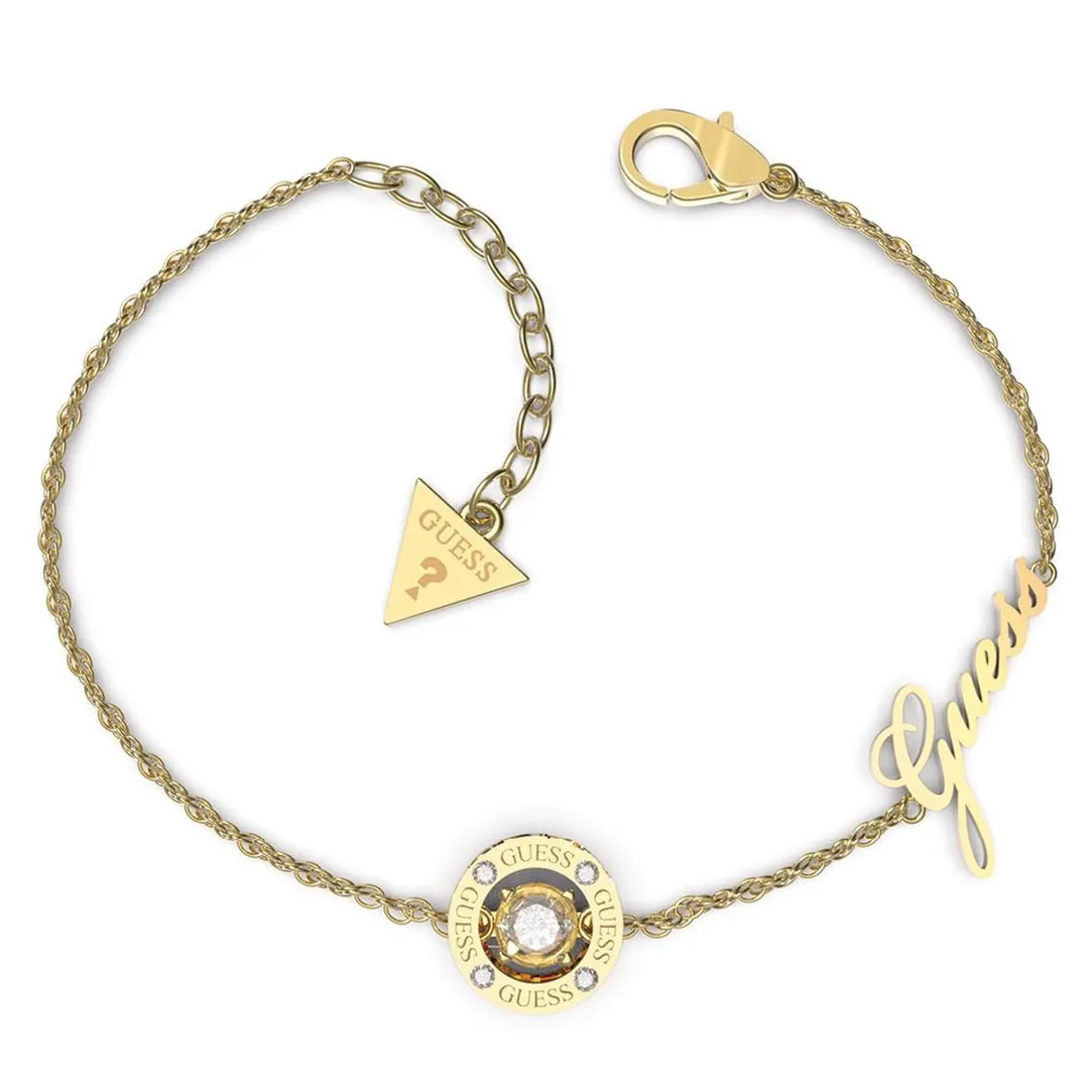 Guess Bijoux Bracelet Femme - SOLITAIRE JUBB01462JWYGS Acier Doré | Femme Bracelet