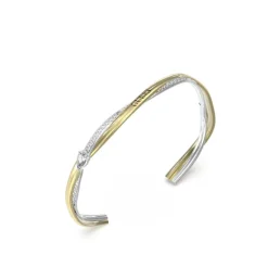 Guess Bijoux Bracelet Femme Twist JUBB05069JWYGRH Acier Doré | Femme Bracelet