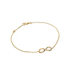 Maison de la Bijouterie Bracelet Femme infinity plaqué or UYZYU3ZV | Femme Bracelet