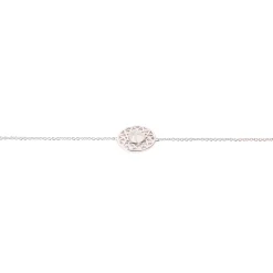 Kosma Paris Bracelet Femme Dentelle - Argenté Blanc | Femme Bracelet
