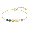Lacoste Bracelet Femme Deva - 2040361 Acier Doré Circonference Interieur 165 Mm + 50 Mm Extender | Femme Bracelet
