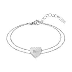 Lacoste Bracelet Femme Love My Croc - 2040396 Acier Argent | Femme Bracelet