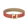 Lacoste Bracelet Femme Lura - 2040217 CUIR Doré, Orange | Femme Bracelet