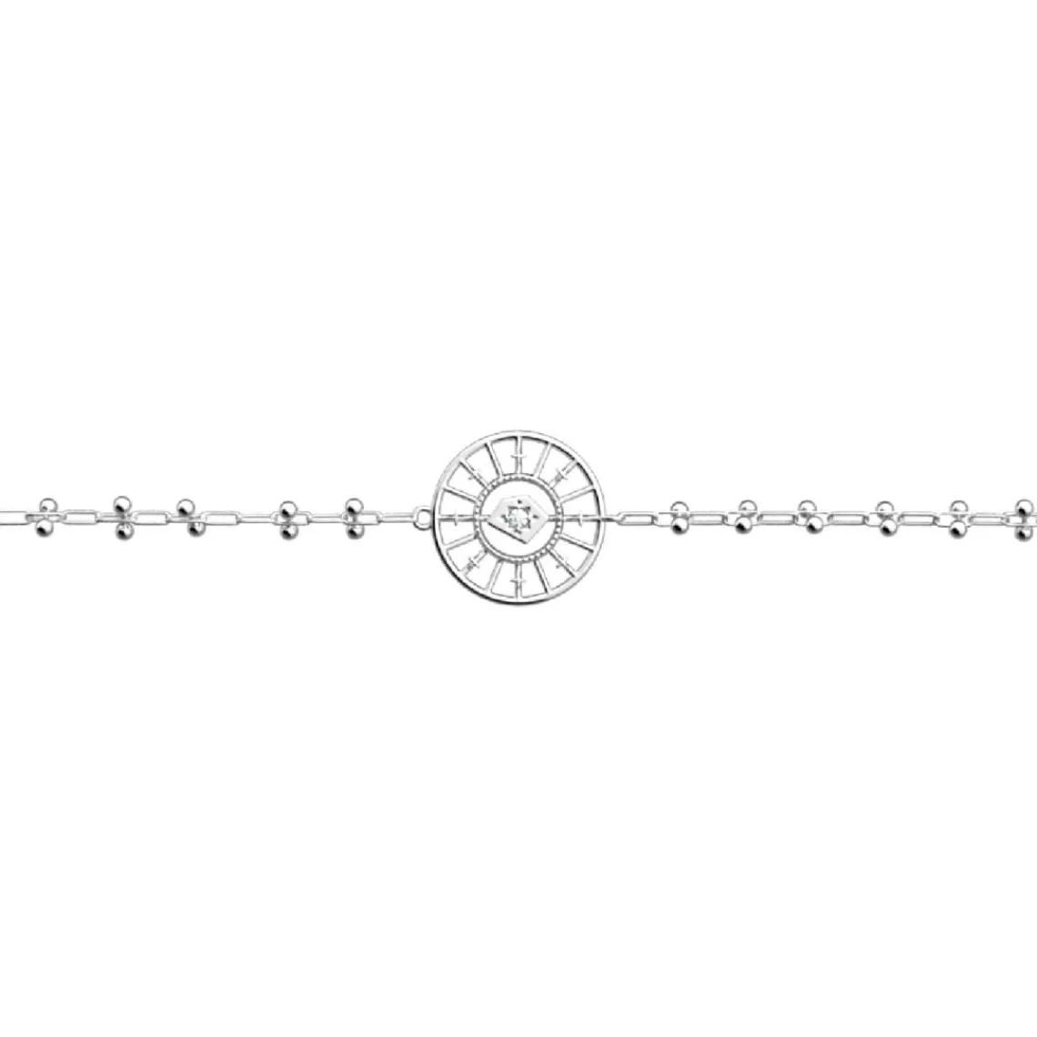 Les Georgettes Bracelet Femme 70448681608190 Argent Agate P-Astrale 16 Mm | Femme Bracelet