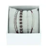 Les Interchangeables Bracelet Femme - A85381 Strass Box Jonc Fil | Femme Bracelet