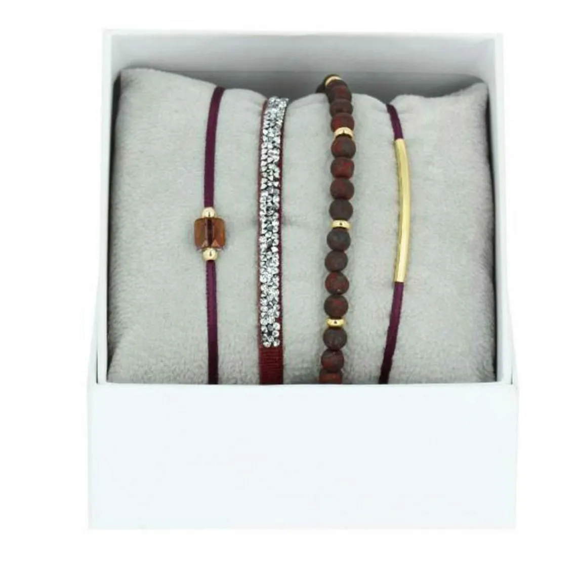 Les Interchangeables Bracelet Femme A76034 - Strass Box La Re-Belle | Femme Bracelet