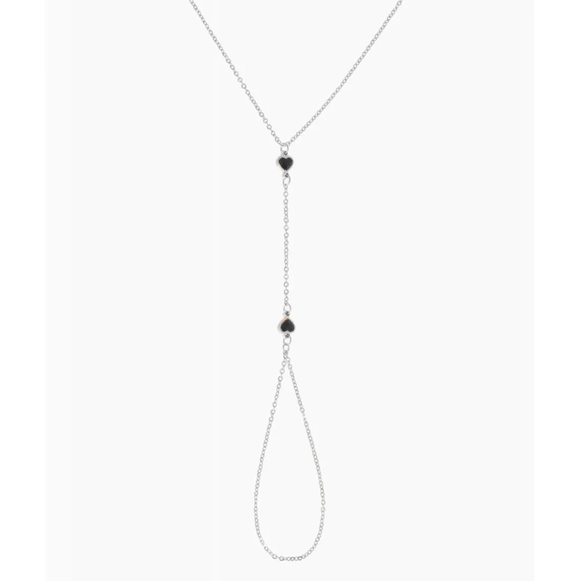 Les Interchangeables Bracelet Femme A59236 - Chaine De Main Coeur | Femme Bracelet