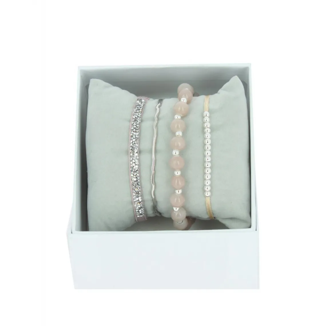 Les Interchangeables Bracelet Femme - A54380 Strass Box Jonc Fil | Femme Bracelet