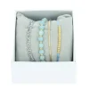 Les Interchangeables Bracelet Femme - A85341 Strass Box Jonc Fil | Femme Bracelet