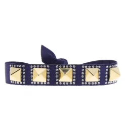 Les Interchangeables Bracelet Femme - Bracelet Pyramide 8 Bleu | Femme Bracelet