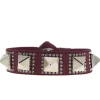 Les Interchangeables Bracelet Femme - Bracelet Pyramide 8 Bordeau | Femme Bracelet