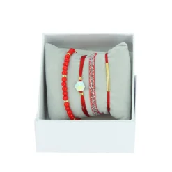 Les Interchangeables Bracelet Femme - A56383 Strass Box Fabric 4 | Femme Bracelet