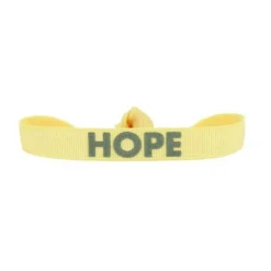 Les Interchangeables Bracelet Femme - A85902 Message Hope Jaune et Vert | Femme Bracelet