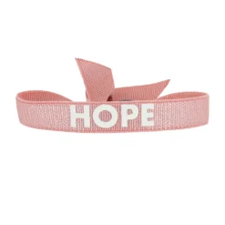 Les Interchangeables Bracelet Femme - A85900 Bracelet Message Hope Rose et Blanc | Femme Bracelet