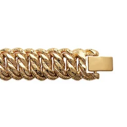 Maison de la Bijouterie Bracelet femme maille américaine plaqué or - YZYYY0ZU | Femme Bracelet