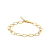 Maison de la Bijouterie Bracelet femme maille fantaisie plaqué or YUZ0Z0ZV | Femme Bracelet