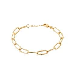 Maison de la Bijouterie Bracelet femme maille fantaisie plaqué or UYZUW5ZV | Femme Bracelet
