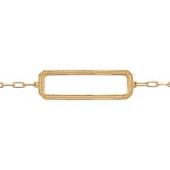 Maison de la Bijouterie Bracelet femme maillon rectangulaire UYZVUZZV | Femme Bracelet