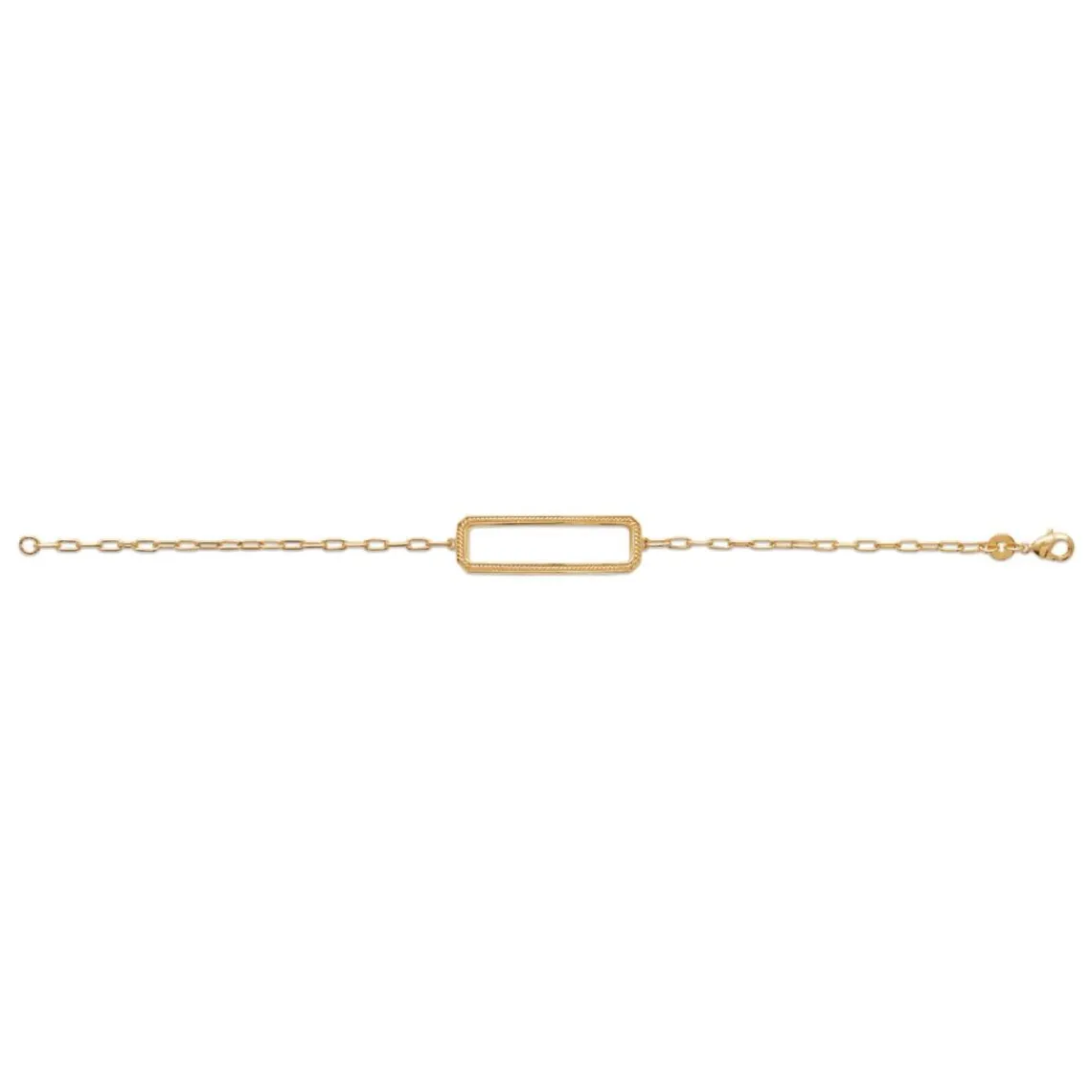 Maison de la Bijouterie Bracelet femme maillon rectangulaire UYZVUZZV | Femme Bracelet