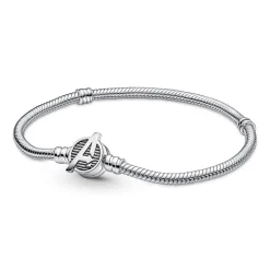 Pandora Bracelet Femme Marvel x maille serpent & fermoir logo The Avengers | Femme Bracelet