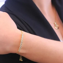 MYC-Paris Bracelet Femme Solitaire - DB0147-G-AA Laiton Doré | Femme Bracelet