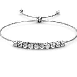 MYC-Paris Bracelet Femme Solitaire - DB0147-S-AA Laiton Argent | Femme Bracelet