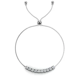 MYC-Paris Bracelet Femme Solitaire - DB0147-S-AA Laiton Argent | Femme Bracelet