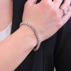 MYC-Paris Bracelet Femme Solitaire - DB0033-S-AA Laiton Argent | Femme Bracelet