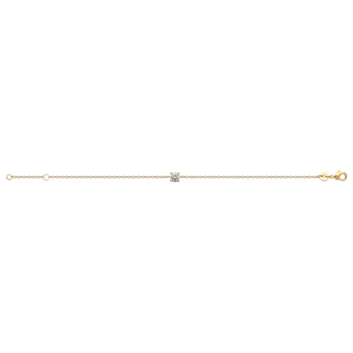 Maison de la Bijouterie Bracelet femme oxyde de zirconium plaqué or UW3005ZV | Femme Bracelet