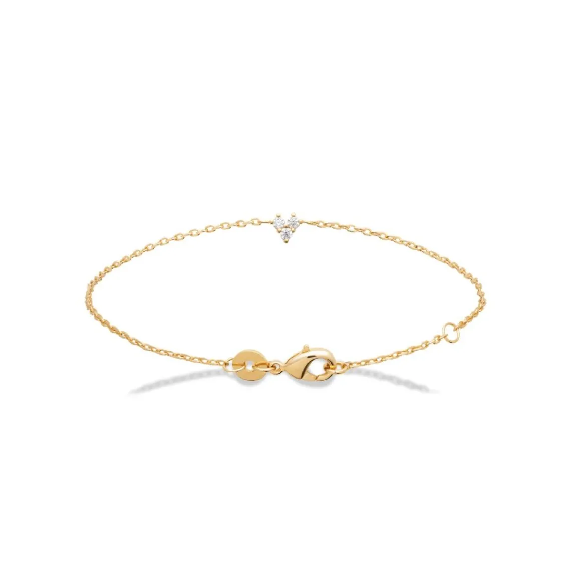 Maison de la Bijouterie Bracelet femme oxyde de zirconium plaqué or UW3W6WZV | Femme Bracelet