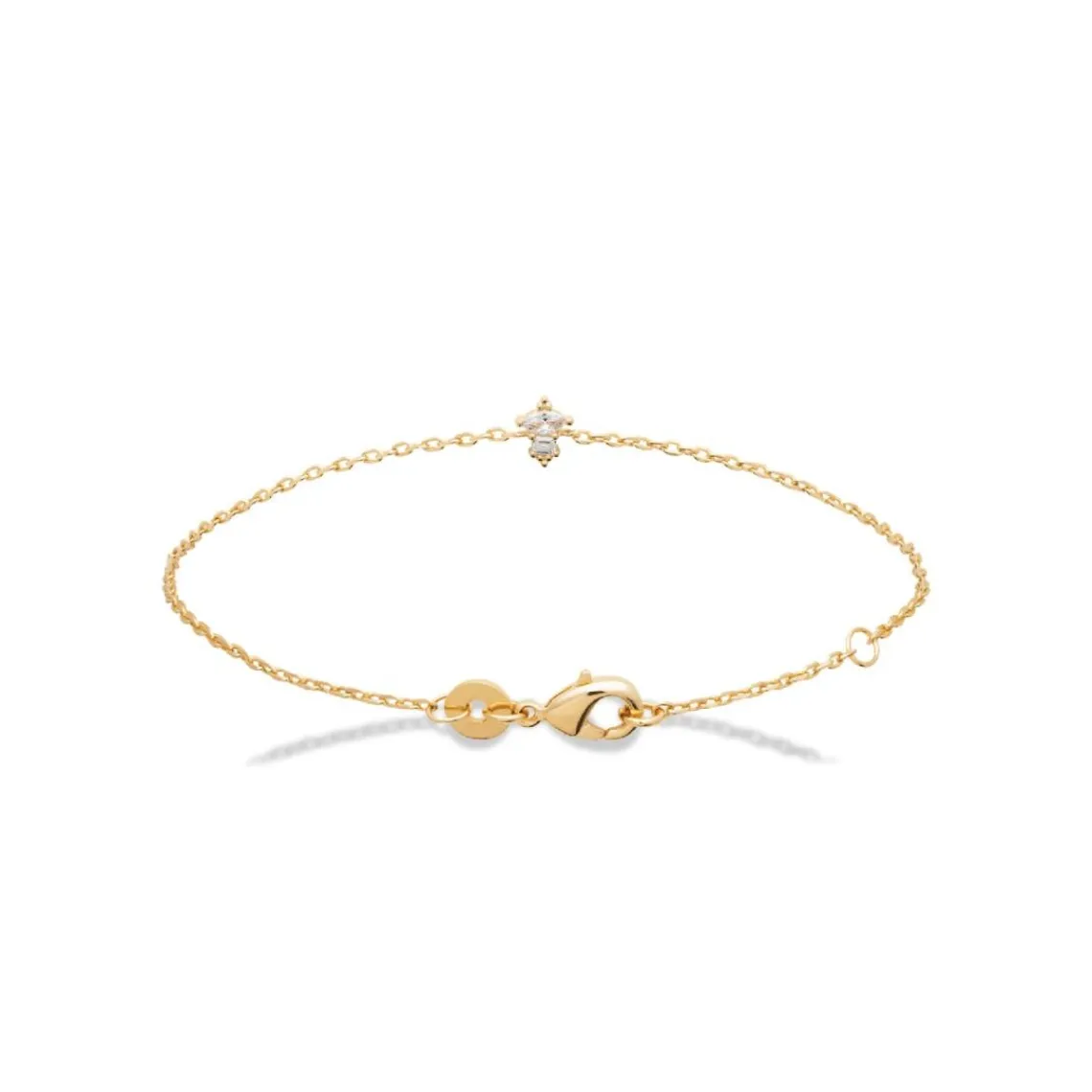 Maison de la Bijouterie Bracelet femme oxyde de zirconium plaqué or UW3W66ZV | Femme Bracelet