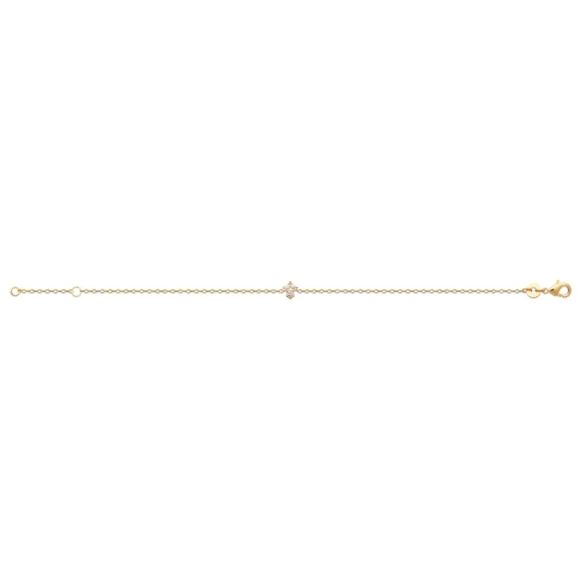 Maison de la Bijouterie Bracelet femme oxyde de zirconium plaqué or UW3W66ZV | Femme Bracelet