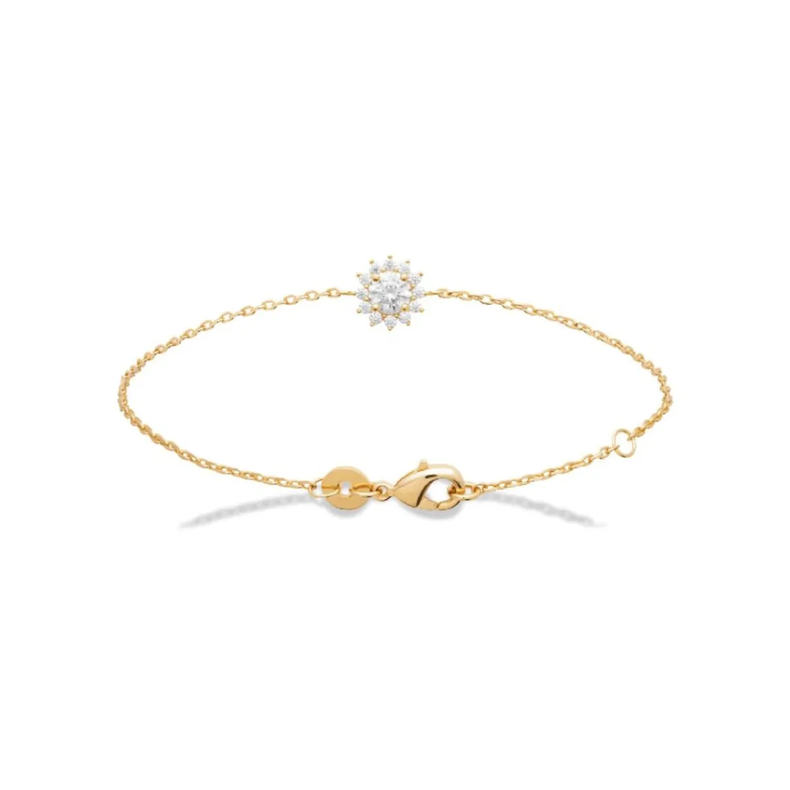 Maison de la Bijouterie Bracelet femme oxydes de zirconium plaqué or UW3U6UZV | Femme Bracelet