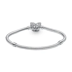 Pandora Bracelet Femme Moments maille serpent & fermoir papillon | Femme Bracelet