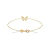 Maison de la Bijouterie Bracelet femme papillon plaqué or UYYZYYZV | Femme Bracelet