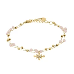 Pierre Lannier Bijoux Bracelet Femme Australe - BJ22A1251 Acier Doré | Femme Bracelet
