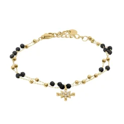 Pierre Lannier Bijoux Bracelet Femme Australe - BJ22A1231 Acier Doré | Femme Bracelet