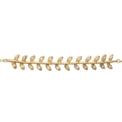 Maison de la Bijouterie Bracelet Femme épi plaqué or UWZ5W6ZV | Femme Bracelet