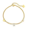 Pixies Bijoux Bracelet Femme Marguerite - PBM0057-1WHT Acier | Femme Bracelet