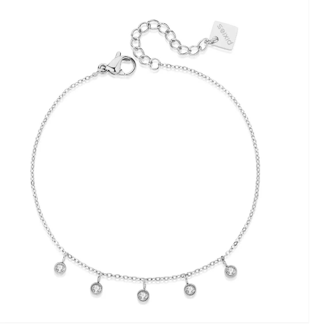Pixies Bijoux Bracelet Femme - PBS0031-2WHZ Acier Blanc | Femme Bracelet