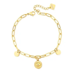 Pixies Bijoux Bracelet Femme - PBS0028-1WHZ Acier Blanc | Femme Bracelet