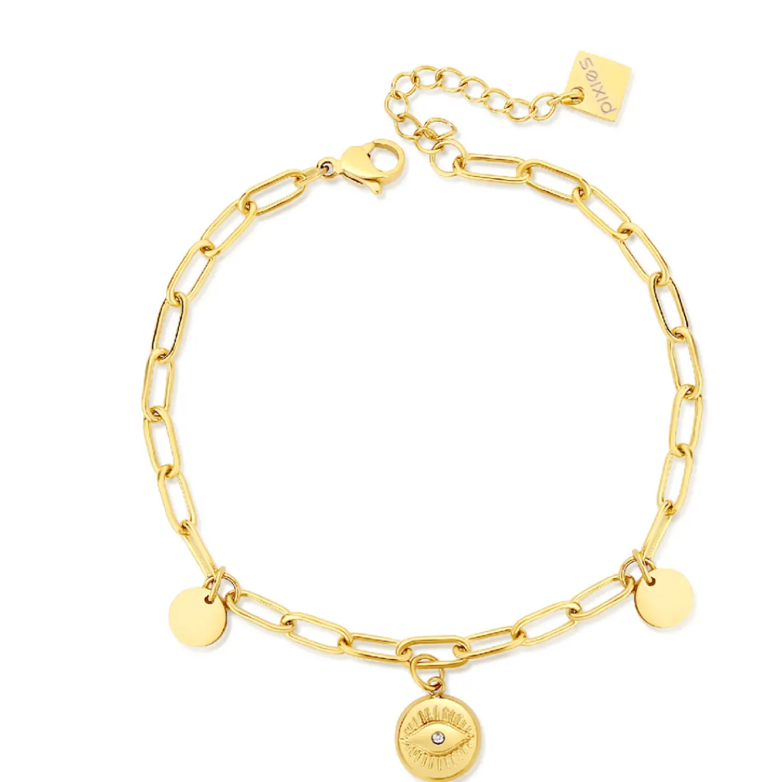 Pixies Bijoux Bracelet Femme - PBS0028-1WHZ Acier Blanc | Femme Bracelet