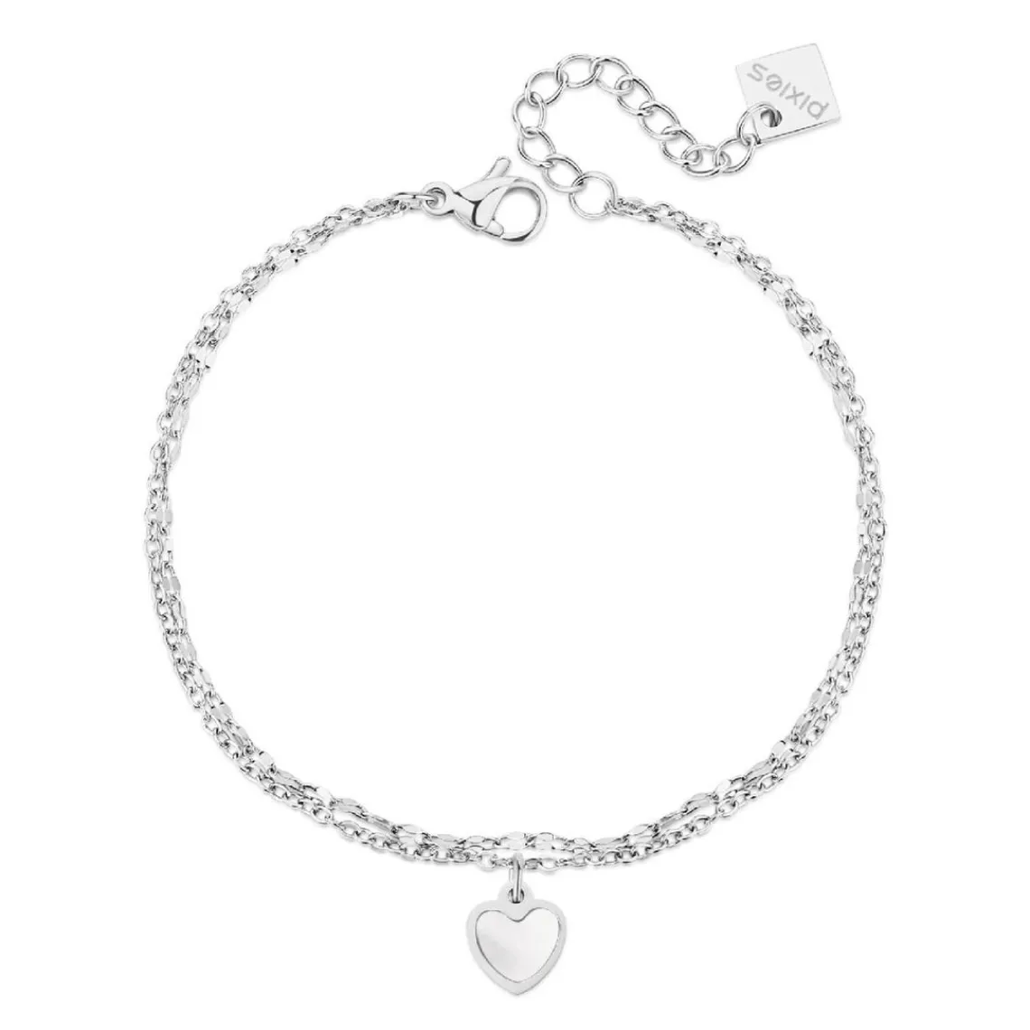Pixies Bijoux Bracelet Femme - PBM0026-2MOP Acier Nacre | Femme Bracelet