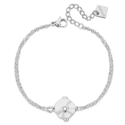 Pixies Bijoux Bracelet Femme - PBM0023-2PRL Acier Blanc | Femme Bracelet
