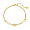Pixies Bijoux Bracelet Femme Triple Coeur - PBM0058-1WHT Acier | Femme Bracelet