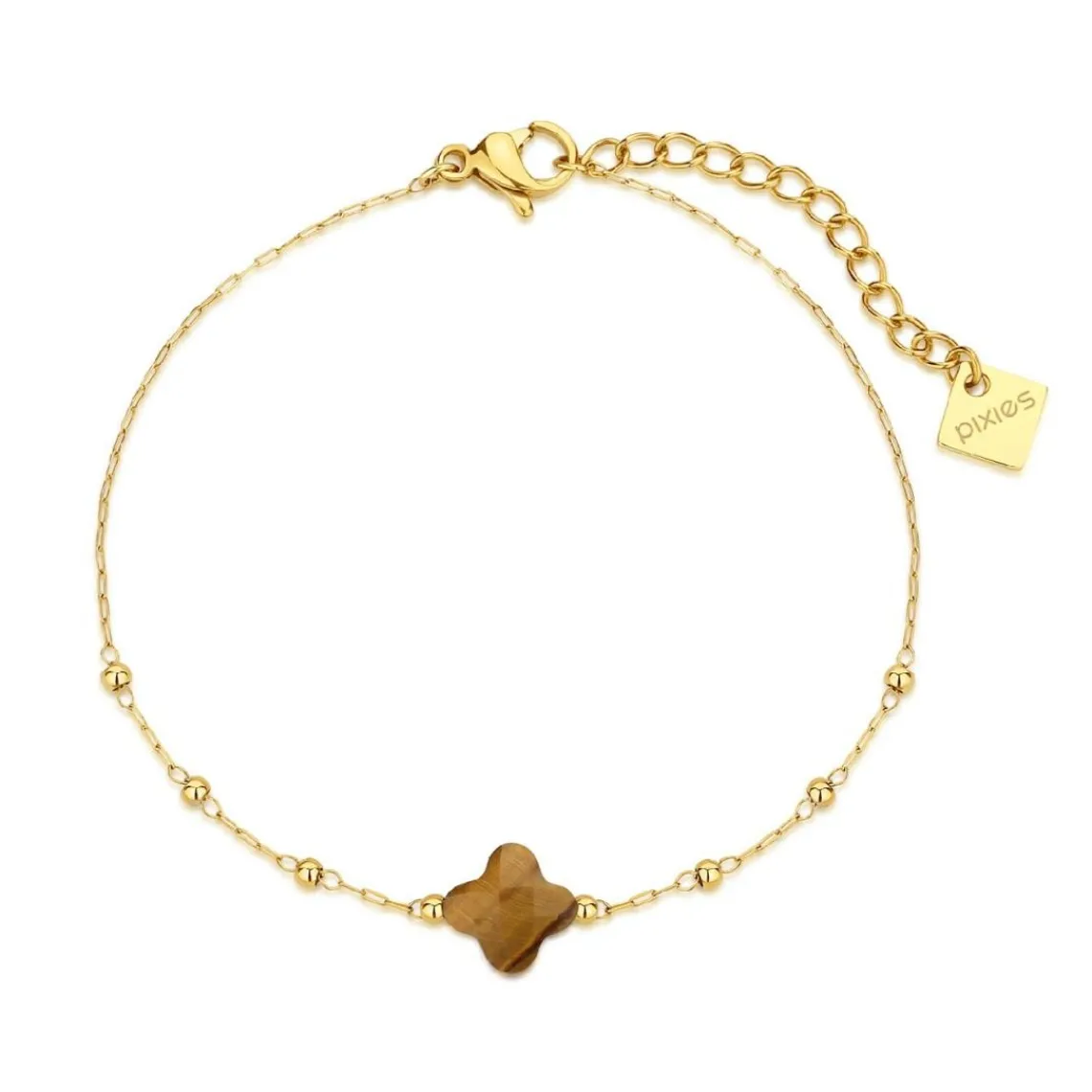 Pixies Bijoux Bracelet Femme Enjoy - PBS0049-1TGR Acier | Femme Bracelet