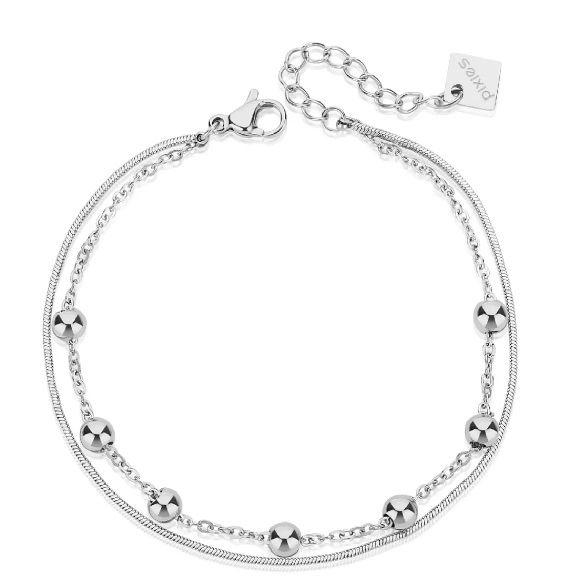 Pixies Bijoux Bracelet Femme - PBM0046-2UNI Acier | Femme Bracelet