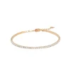 Maison de la Bijouterie Bracelet femme plaqué or blanc serti griffe - UW3YVYZV | Femme Bracelet
